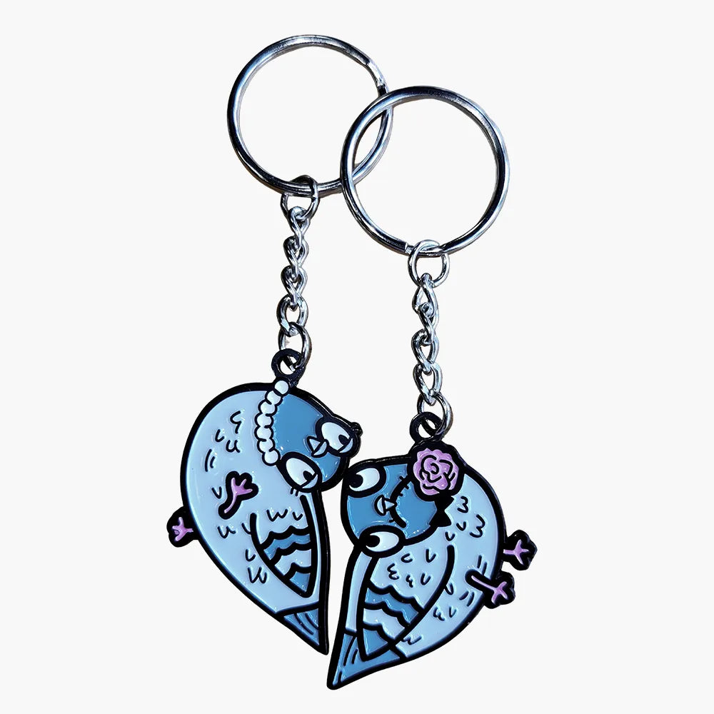 Влюбени Гълъбчета | Комплект ключодържатели