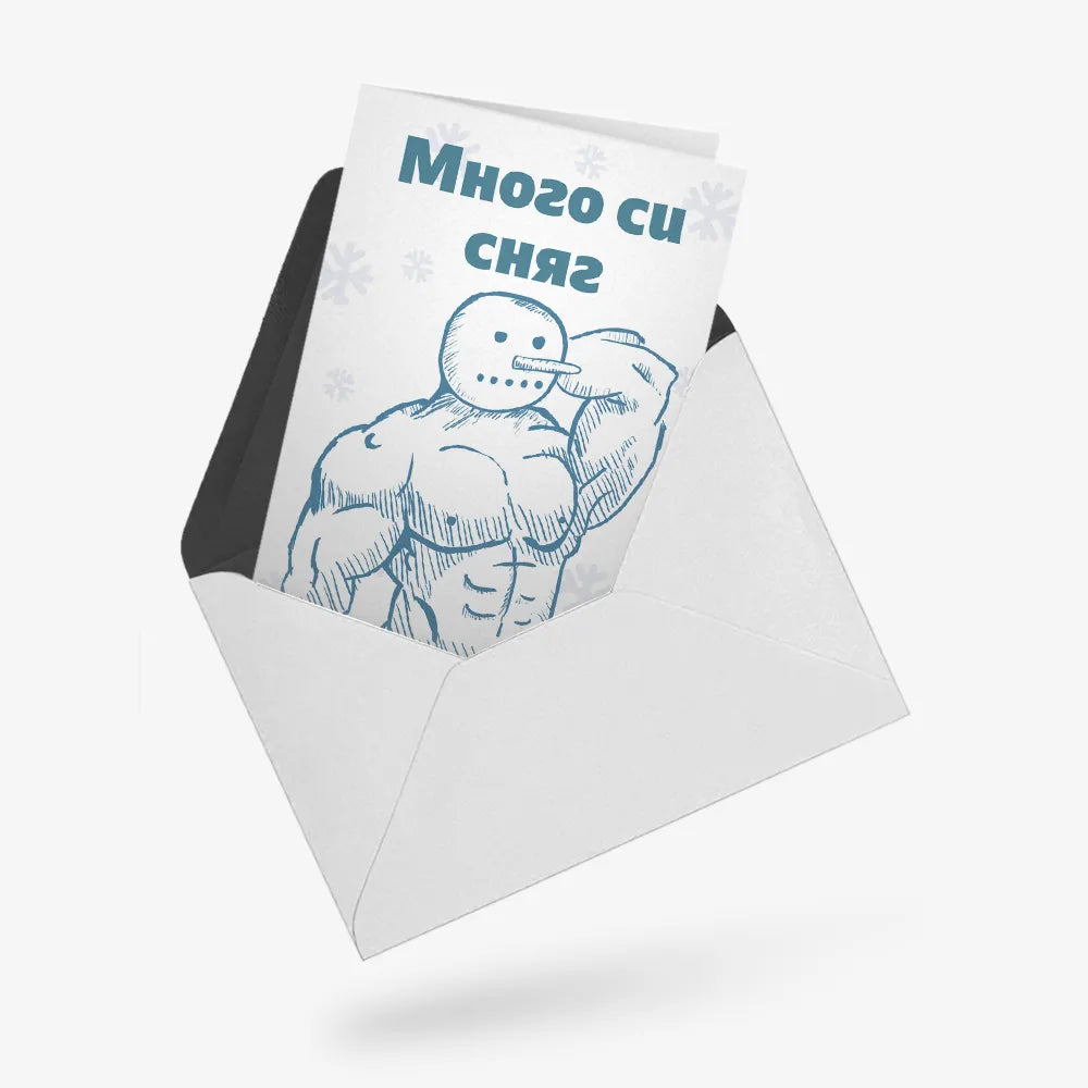 Много си сняг