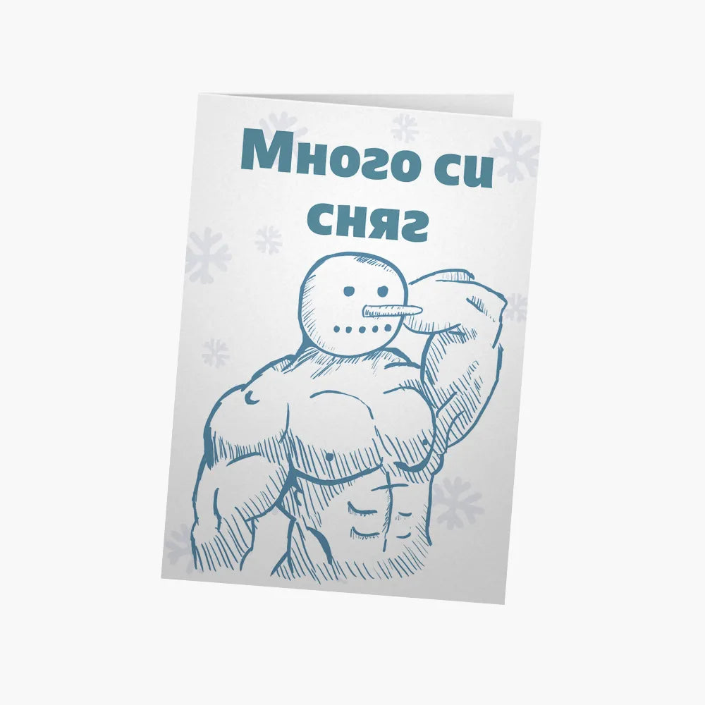 Много си сняг