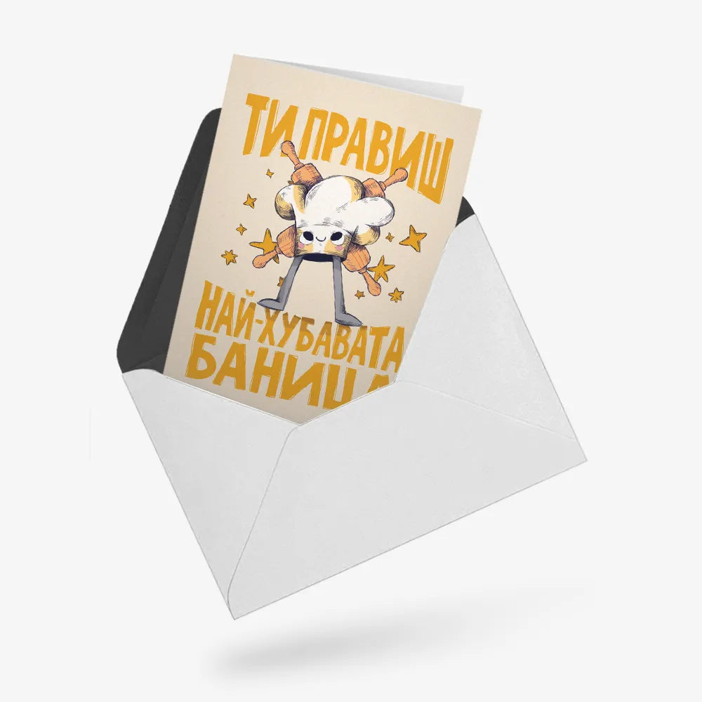 Ти правиш най-хубавата баница