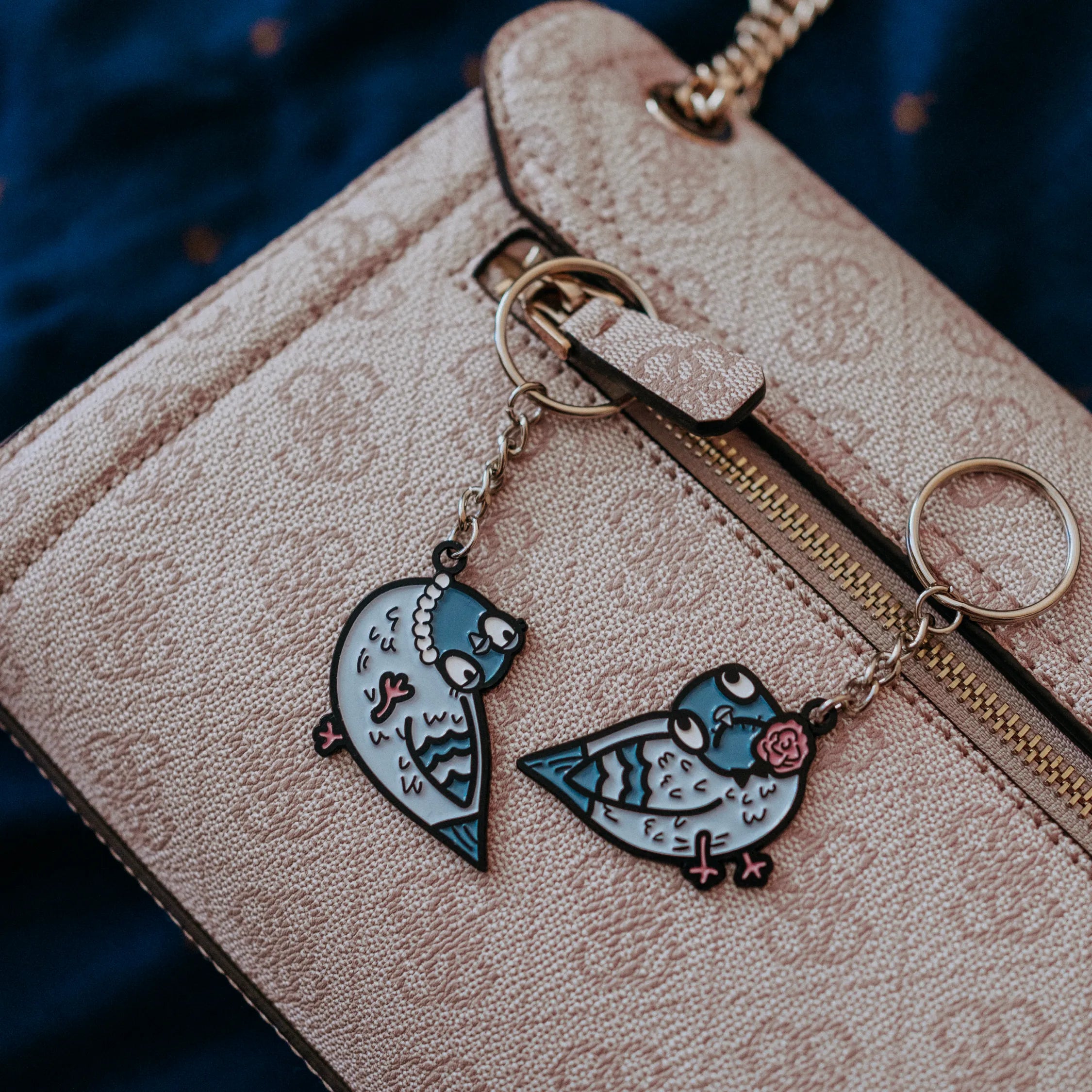 Влюбени Гълъбчета | Комплект ключодържатели