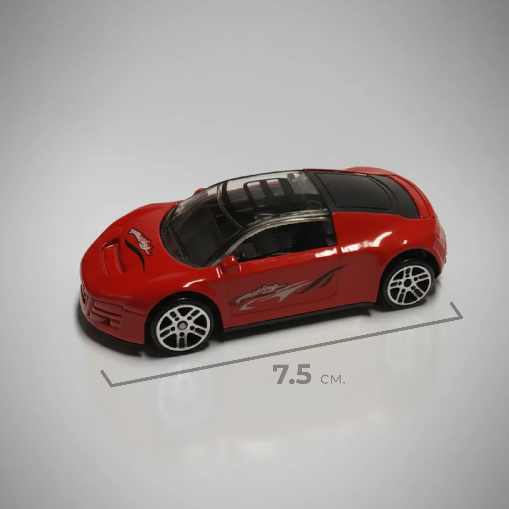 Едно Ферари с цвят червен